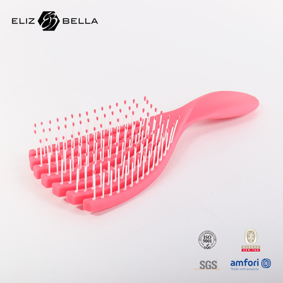 রঙিন তাপ স্থানান্তর চুল ব্রাশ এবং combs sublimation প্লাস্টিকের চুল মাছা চুল ব্রাশ