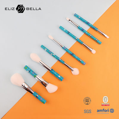 ফ্লফিয়ার এবং স্বাস্থ্যকর ভ্রমণ মেকআপ ব্রাশ সেট অন-দ্য-গু-টচ-আপের জন্য আদর্শ কৃত্রিম চুল কালো/ কাস্টমাইজড রং