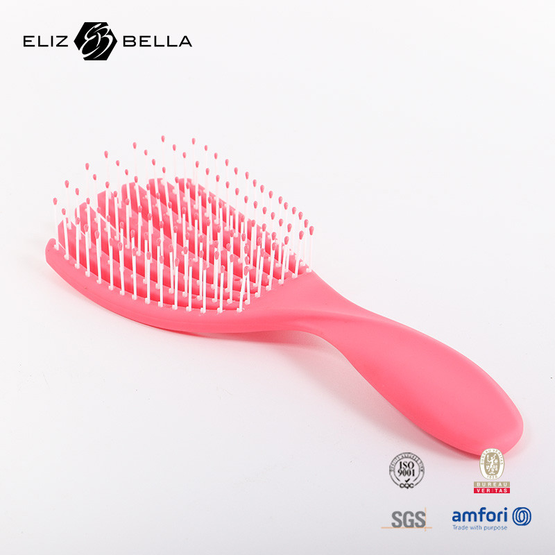 রঙিন তাপ স্থানান্তর চুল ব্রাশ এবং combs sublimation প্লাস্টিকের চুল মাছা চুল ব্রাশ